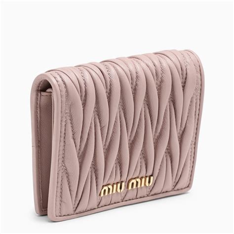 Miu Miu Matelassé Nappa Leather Wallet 